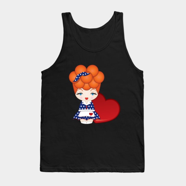 I love Lucy Tank Top by MIMOgoShopping